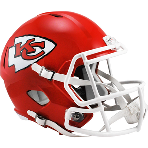 Casque de football en briques de construction DIY de la <span class=keywords><strong>série</strong></span> Rugby créative, modèle Kansas City Chiefs, ensemble de blocs de construction de casque de football 3D - Product Image 1