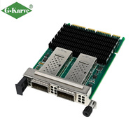 Tarjeta de Red Interna para Servidor ST7388 OCP 3.0 E810-CQDA2 Dual SFP28 1Gbps con Cable PCI, en Stock, para Entrenamiento de Inteligencia Artificial
