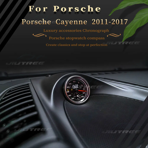 Reloj Decorativo para el Tablero del Coche, Cronómetro para Porsche Cayenne 2011 2012 2013 2014 2015 2016 2017, Interior Central - Product Image 6