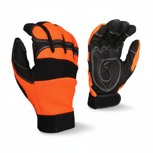 Keembro Guantes de Cuero Industriales, Talla XL, Último Diseño, Resistentes a Cortes, Anti-Corte, Protectores de Goma, Material de Poliéster para - Product Image 1