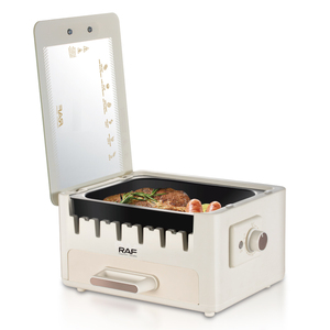 Sartén multifunción, olla de cocina, <span class=keywords><strong>asador</strong></span> giratorio, Parrilla de Kebab, pinchos eléctricos para barbacoa - Product Image 5