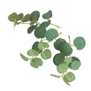 Plante Artificielle Eucalyptus Feuille d'Argent, Tige Unique, 5 Branches, pour Arrangements Floraux de Mariage et Décoration Intérieure - Product Image 3