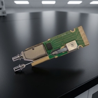 Module émetteur-récepteur à fibre optique hermétique CWDM4 100G QSFP28 1271nm/1291nm/1311nm/1331nm pour centre de données et réseau haute vitesse