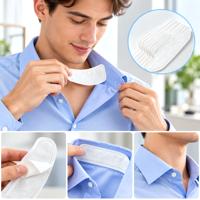 Protège-cou jetables non tissés, doux, sûrs, respirants, anti-transpiration et anti-salissures, en forme d'autocollants