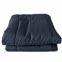 Selimut Berat Sensorik Berlapis Polyester yang Dapat Dicuci dan Bernapas untuk Tidur di Tempat Tidur