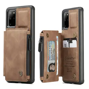 CaseMe New Arrival Blocking RFID Design for Samsung Galaxy S22 Ultra Case Phone Casing Cover Leather Wallet Case for Samsung S22