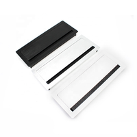 Caja de Conexiones Oculta para Mesa, Diseño Moderno, Aleación de Aluminio, Cierre Suave, Color Negro, para Oficina en Casa