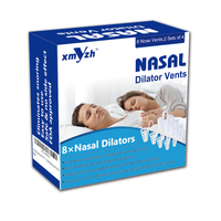 Ensemble de dilatateurs nasaux anti-ronflement en silicone, 4 tailles, pour une meilleure respiration et un sommeil réparateur