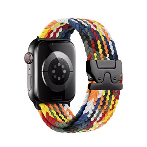 Cinturino per Smartwatch in Nylon Intrecciato con Fibbia a <span class=keywords><strong>Paracadute</strong></span> 42/44/45/49mm per Apple Watch Ultra 3 2 - Product Image 5