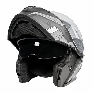 Yeni ürün Unisex PC motosiklet açık yüz kaskları yetişkinler için Abs modüler kazasında kask bisiklet motosiklet üreticisi - Product Image 4