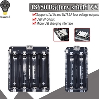 Módulo de Expansión de Energía Móvil V8 con Protección para Baterías de Litio 18650 de Doble Voltaje, 5V/3A 3V/1A Micro USB ESP32 ESP8266