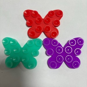 Butterfly Silicone Phone Holder Suction Cup Self Adhesive For Car Dashboard Multifunctional Stand Lazy Person Mount - Product Image 3