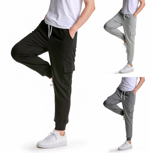 PASUXI Nouvelle Arrivée Pas de QUANTITÉ MINIMALE DE COMMANDE De Mode Sport <span class=keywords><strong>Cargo</strong></span> Hommes de Course Occasionnels Pantalon Gym Porter Piste Jogger Pantalon - Product Image 3