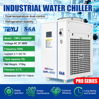 S&A Teyu CWFL-6000 Laser Water Chiller 6000W PRO-Series Sistem Pendingin DETON Dealer Cocok untuk Mesin Pemotong Laser Logam