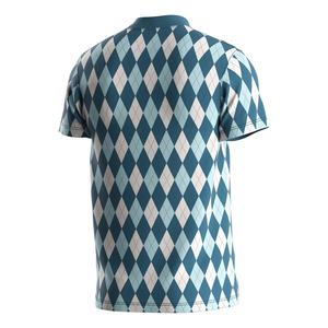 Camiseta Deportiva Sublimada de Buena Calidad, Manga Corta, Cuello Polo con Cierre, Camisas con Cuello Chino - Product Image 4