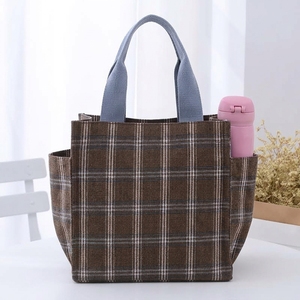 Sac fourre-tout imperméable grande capacité sur mesure OEM ODM avec plusieurs poches latérales pour bouteilles, doublure TC ou en feuille d'aluminium, idéal pour les trajets quotidiens ou comme sac à lunch - Product Image 6
