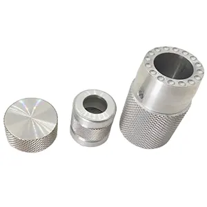 Customized Service High Quality Knurled Part Stainless Steel Aluminum CNC Machining Turning Metal CNC Process