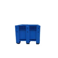 Transport empilant le stockage Euro grande boîte de palette en plastique de fruit conteneur de palette en plastique résistant