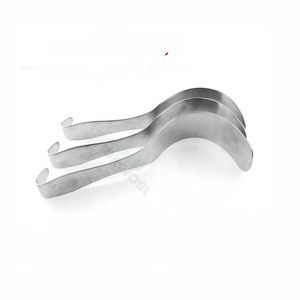 Rétracteur thoracique chirurgical en acier inoxydable de haute qualité, 3 Deaver, 13 pouces de large, 1,5 pouces incurvé - Product Image 1