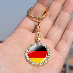 Porte-clés personnalisé en gros avec drapeau de <span class=keywords><strong>Malte</strong></span>, entièrement orné de strass, pendentif décoratif pour sac <span class=keywords><strong>à</strong></span> dos - Product Image 5