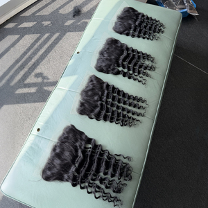 ผมแท้บราซิล 100% HD Lace Frontal 13x6 ลอนลึกแบบหลวม 20 22 นิ้ว สีดำธรรมชาติ พร้อม HD Lace และ Frontal - Product Image 3