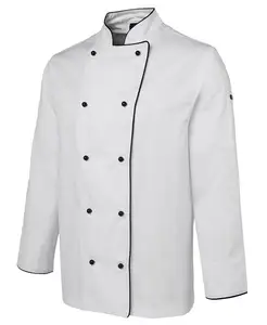 长短袖黑红白色厨师外套现货餐厅酒吧制服厨师夹克