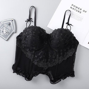 Top de Encaje Sexy Pure Desire para Mujer, Diseño con Nudo, Relleno Incorporado, Nuevo Modelo 2024, Estilo Informal para el Trabajo... - Product Image 2