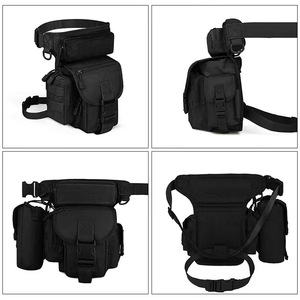 Multifunctional Tactical Waist Bag Outdoor Nylon Pouch for Motorcycling Hiking Water Bottle Drop Leg Fishing Tool <b>Storage</b> - Product Image 3