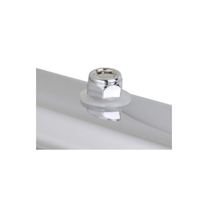 Porte-vêtements à ressort droit chromé VOKA, espacement des boulons de 2,5 pouces, longueur de 30 pouces - Product Image 4