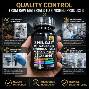 Prix de gros OEM, capsules de Shilajit pur, Shilajit de l'Himalaya pour soutenir l'énergie - Product Image 2
