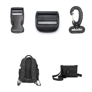 Boucle en plastique D030 20 mm, attache réglable à trois positions pour accessoires de sac - Product Image 4