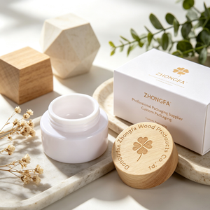 Pots cosmétiques rechargeables écologiques OEM 5G-100G avec couvercles en bambou et en bois pour emballages de soins de la peau haut de gamme - Product Image 4