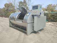 Laveuse à tunnel industrielle 150kg Système de blanchisserie haute capacité pour grande usine de blanchisserie