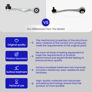 Piezas de suspensión de aluminio para coche, brazo de Control delantero y trasero para inferior superior Benz, Audi, <span class=keywords><strong>Bmw</strong></span>, Nissan, Infiniti, Lexus - Product Image 6