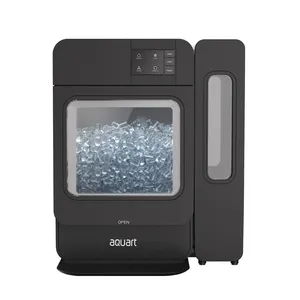 15kg per 24H Nugget Ice Maker Counter top Ice Maker Self-cleaning Pebble Ice Maker Household 3.7L Water Tank