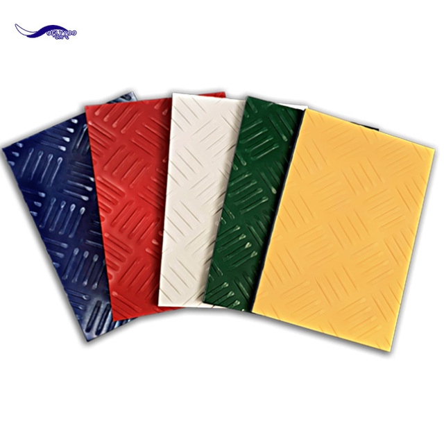 Heavy-Duty 4x8 ft Temporary Construction HDPE Ground Mat  Material Color Available