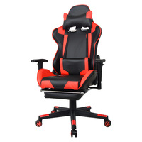 Chaise de jeu exécutive en cuir pour ordinateur E-Sports Pc de marque de luxe Racing Sedia Da Gaming avec repose-pieds pour le bureau