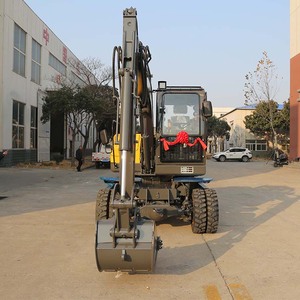 Spedizione gratuita Ce Epa nuova scavatrice a ruote per escavatore idraulico grande escavatore multifunzione ZM95 - Product Image 3