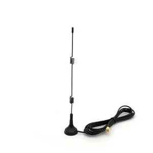 Omnidirectional GSM 3G 4G LTE SMA Male Magnet Antena com cabo de extensão 850/1900/1700/2100/2600MHz