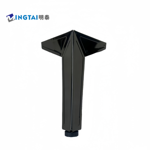 Gambe per Mobili Moderne in Ferro Nero, Finitura Verniciata a Polvere, per Divani, Armadi, Letti, Tavoli, Arredamento da Esterno e Soggiorno - Product Image 2