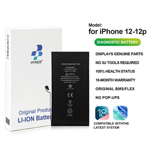 แบตเตอรี่โทรศัพท์แท้จากผู้ผลิต (OEM) ใหม่เอี่ยม 0-Cycle ระบบ <span class=keywords><strong>IOS</strong></span> 26 สำหรับ <span class=keywords><strong>iPhone</strong></span> <span class=keywords><strong>12</strong></span>-16 Pro Max รับประกัน 18 เดือน - Product Image 3