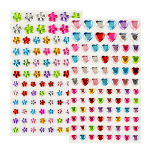 Pegatinas de Acrílico con Flores, Gemas y Diamantes de Imitación, Autoadhesivas, Brillantes, para Manualidades, <span class=keywords><strong>Uñas</strong></span>, Cuerpo, Maquillaje y Festivales - Product Image 6