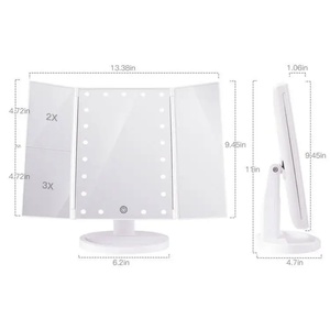 Mini Foldable LED Cosmetic <b>Mirrors</b> Home Use Makeup <b>Mirror</b> Beauty Equipment - Product Image 5