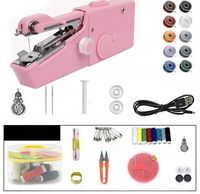 Machine à coudre électrique portable en plastique durable personnalisée, mini automatique pour usage industriel, portable