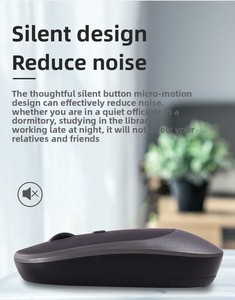 <span class=keywords><strong>Souris</strong></span> sans fil 2,4 G BT, <span class=keywords><strong>souris</strong></span> de bureau avec mode double, optique ergonomique, rechargeable, pour ordinateur portable, multicolores - Product Image 3