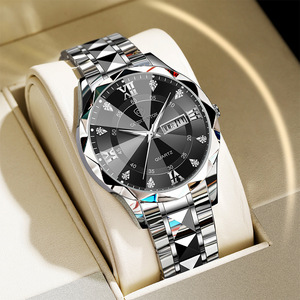 Montre de luxe pour homme, neuve, en alliage, à quartz, cadran de 28 mm, étanche 30 m, double <span class=keywords><strong>calendrier</strong></span>, lumineuse, style business - Product Image 3