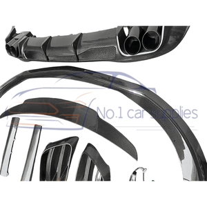 W223 BB phong cách chất lượng cao sợi <span class=keywords><strong>carbon</strong></span> phía trước môi phía sau khuếch tán thân cây Spoiler đèn Vent cho <span class=keywords><strong>Mercedes</strong></span> Benz S Class W - Product Image 6