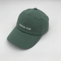 Gorra de Béisbol Yukaihe Personalizada de Algodón Verde y Blanco con Logotipo Bordado en la Parte Trasera y Delantera, Gorra de Béisbol Suave Sin Estructura con Cierre a Presión