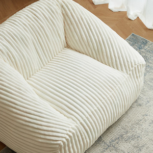 Western-style Furniture <b>Bean</b> <b>Bag</b> Sofa Off White Fully Assembled Living Room Use Children And Adults - Product Image 3