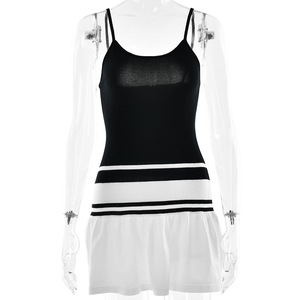 Vestido Casual sin Tirantes, Espalda Descubierta, Cintura Ajustada, Falda Corta, Transpirable, Ropa Informal - Product Image 5